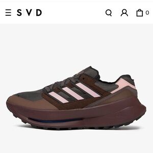 Adidas equipment agravic brown running shoe